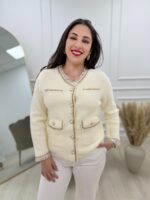 Chaqueta Chanel perla - Imagen 5