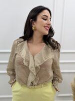 Blusa Volante Bordado