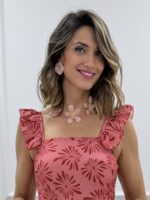 Collar Floralia Rosa
