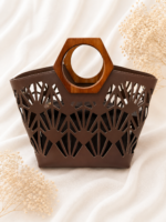 Bolso Geométrico Asa Madera - Imagen 3
