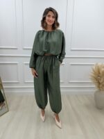 Pantalón Bombacho Satinado - Imagen 2