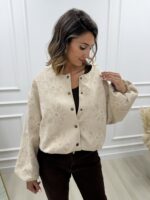 Bomber Flores Bordadas