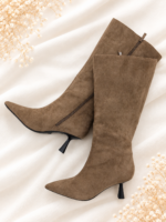 Bota Alta Taupe